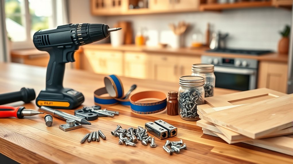 essential tools for cabinet replacement
