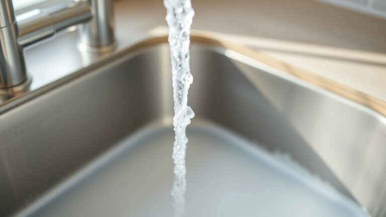 faucet water appears cloudy