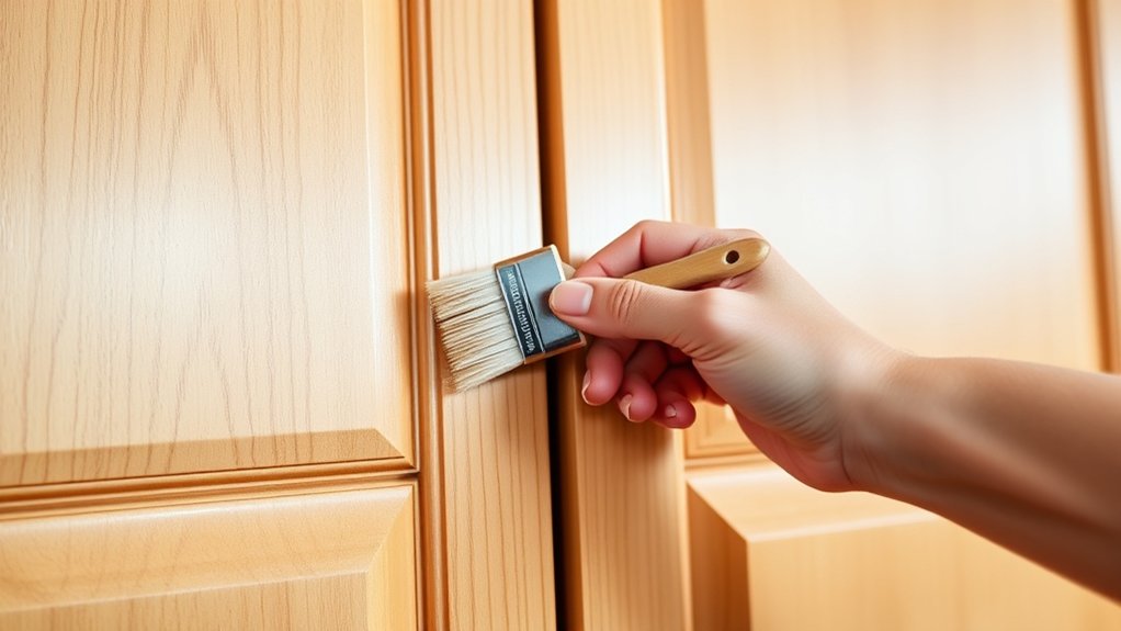 finish and maintain cabinets
