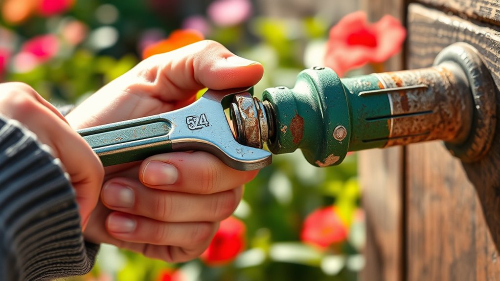 fix stuck faucet handle