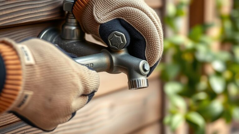 fixing a frost free faucet