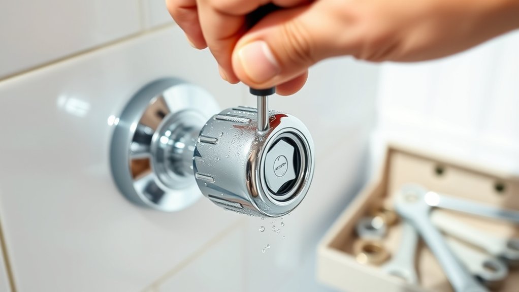 fixing a leaky faucet