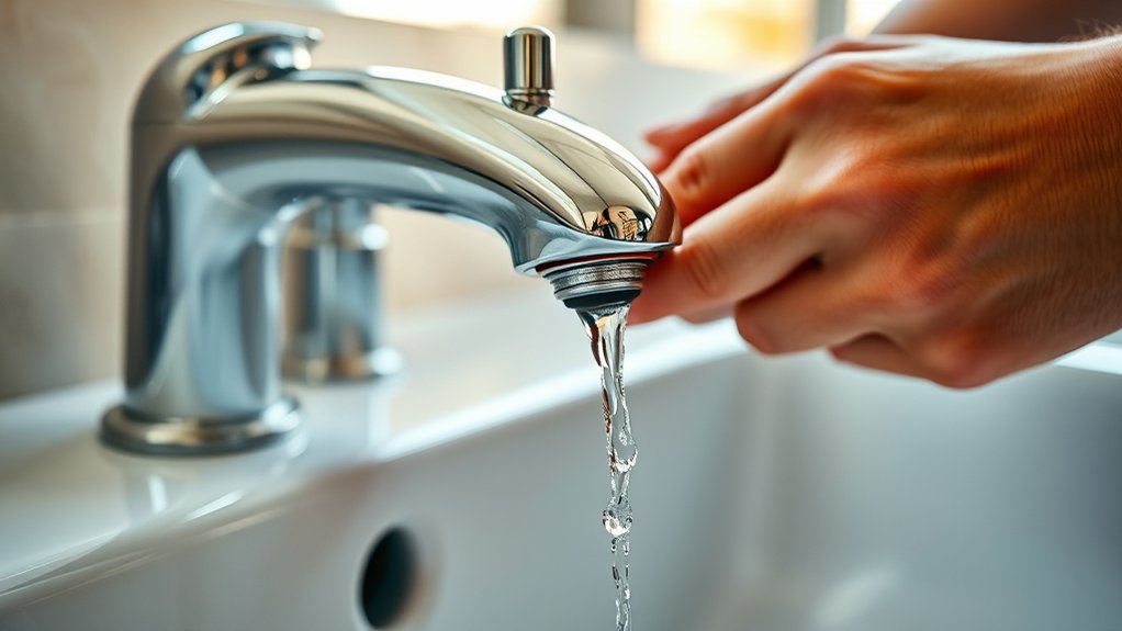 fixing a leaky faucet
