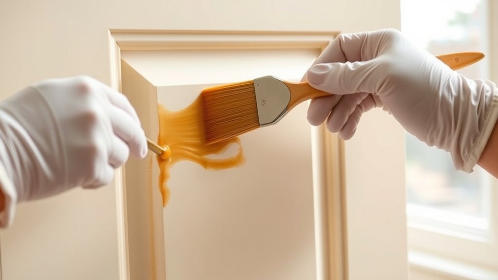 fixing kitchen cabinet glazing