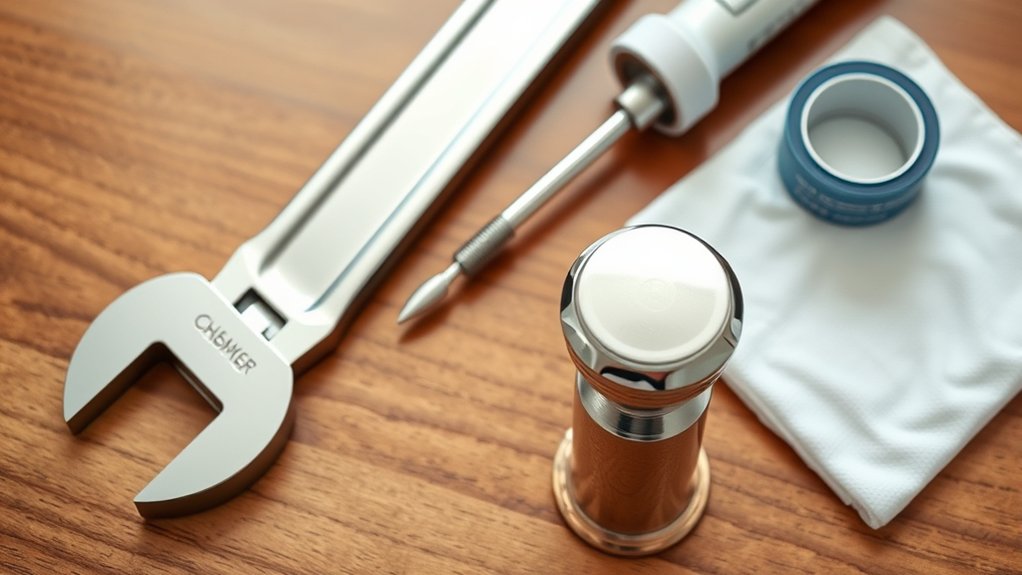 gather tools for faucet replacement
