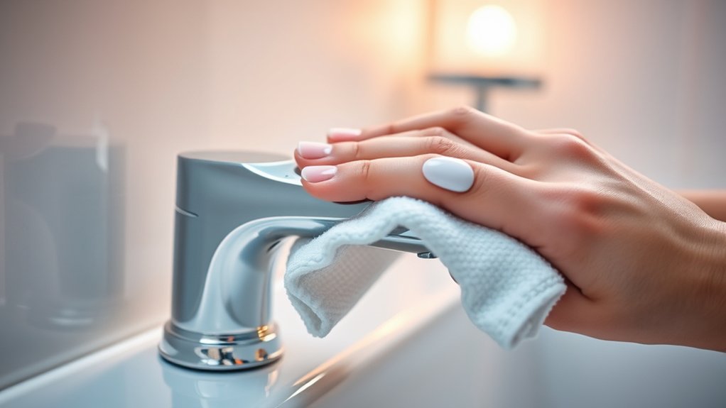 gentle cleaning preserves chrome