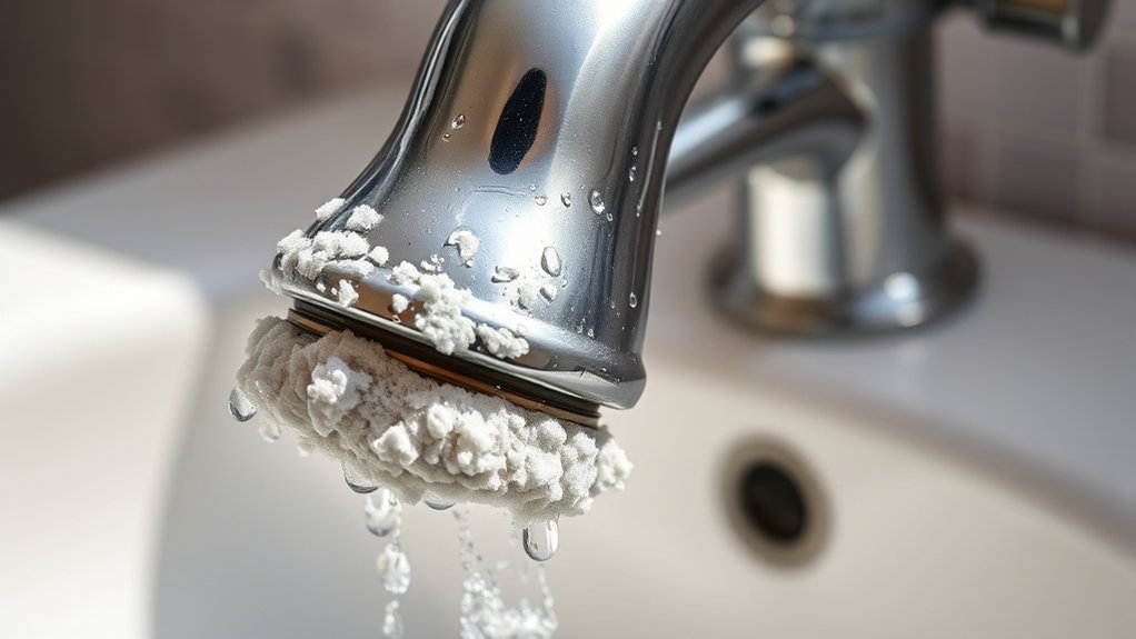 hard water mineral buildup