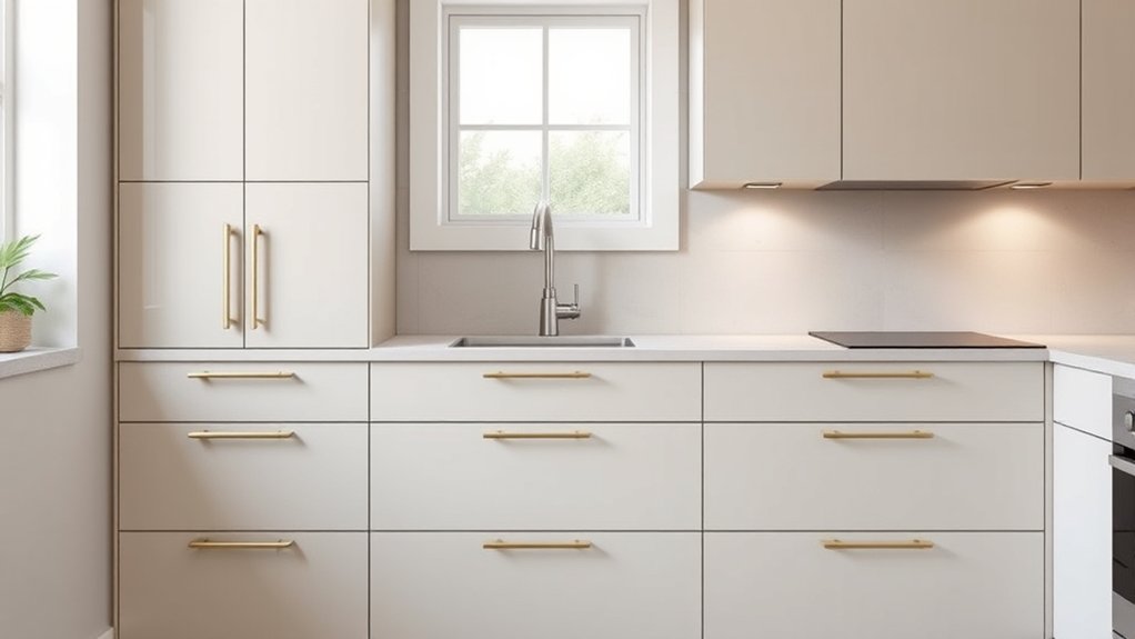 harmonize cabinet widths effectively