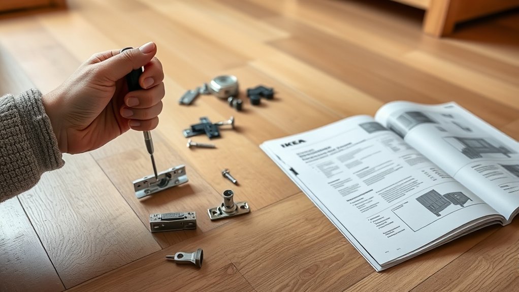 ikea cabinet assembly troubleshooting tips