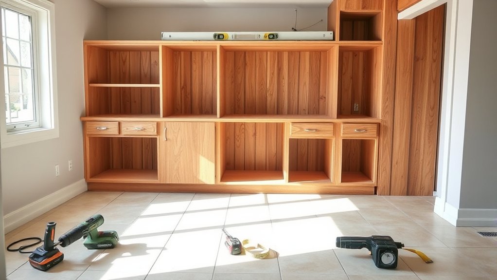 install kitchen cabinets correctly