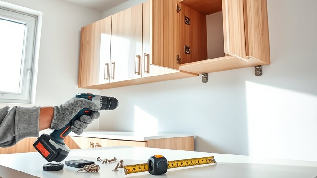 install kitchen cabinets properly