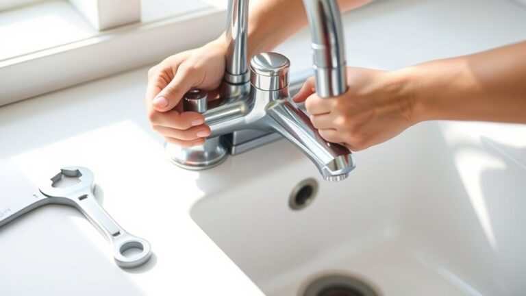 install kitchen faucet easily