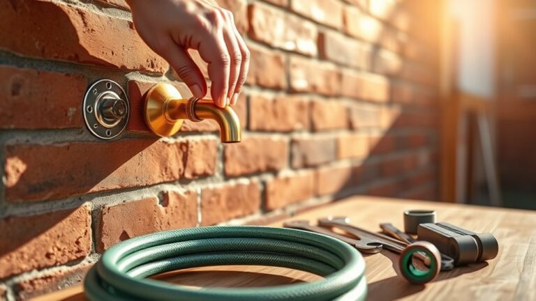 install outdoor water faucet