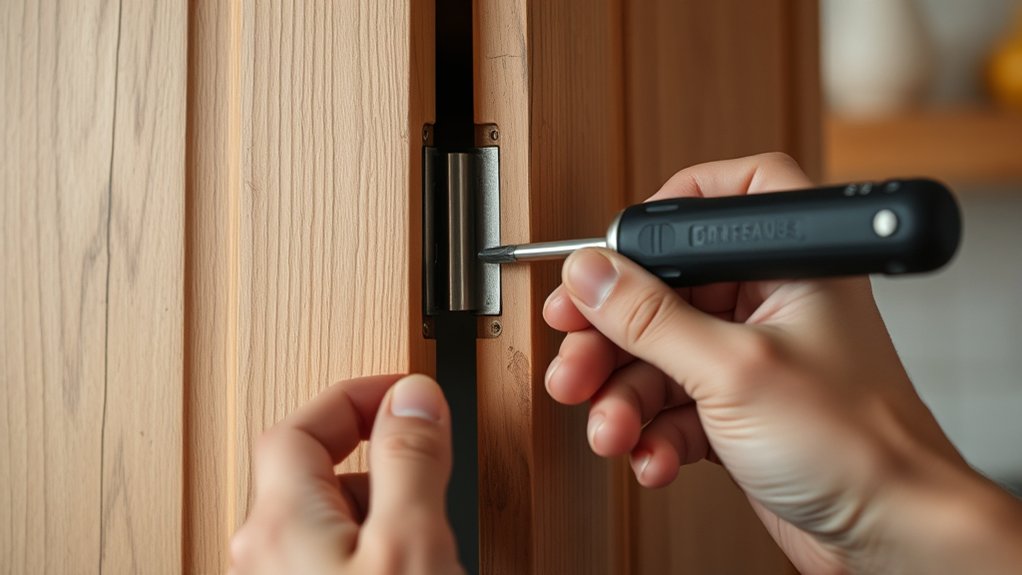 kitchen cabinet hinge issues