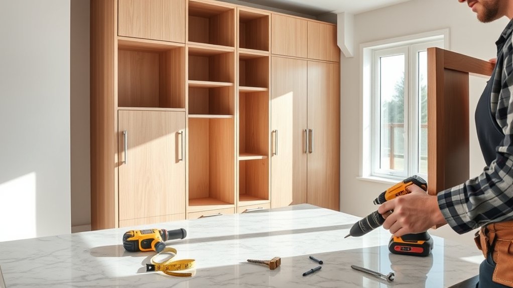 kitchen cabinet installation time