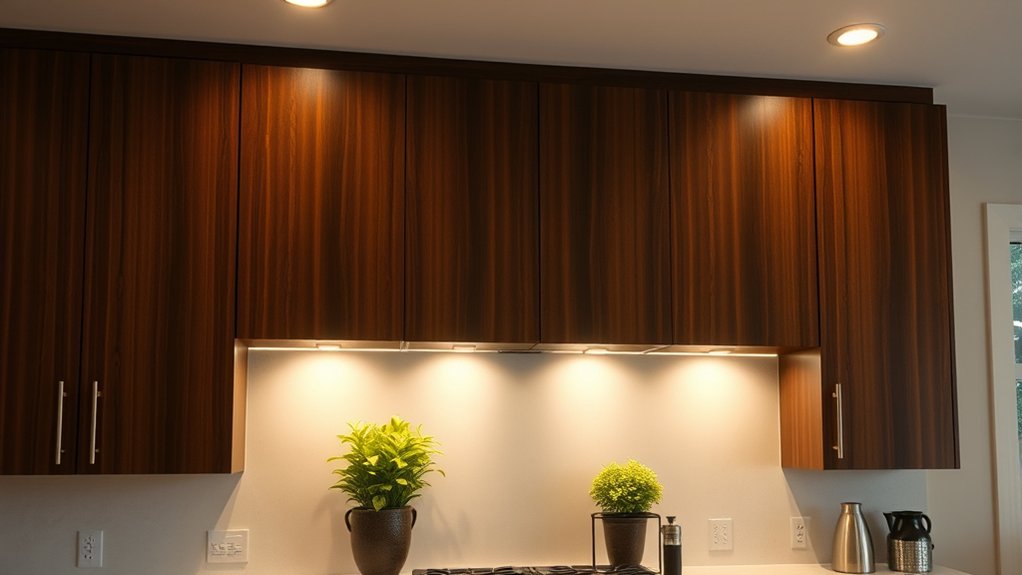 layered cabinet lighting ideas