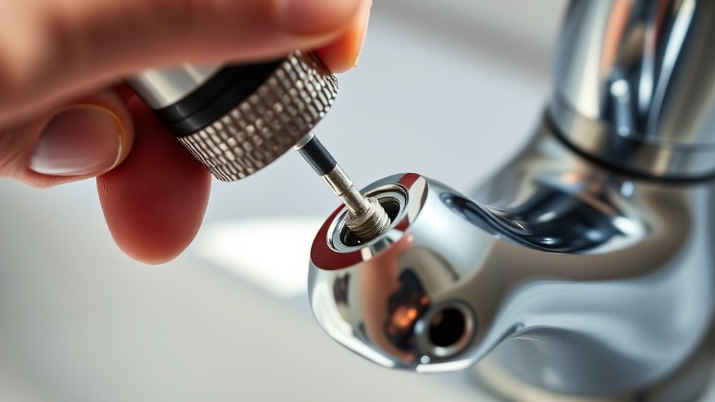 locate and remove set screw