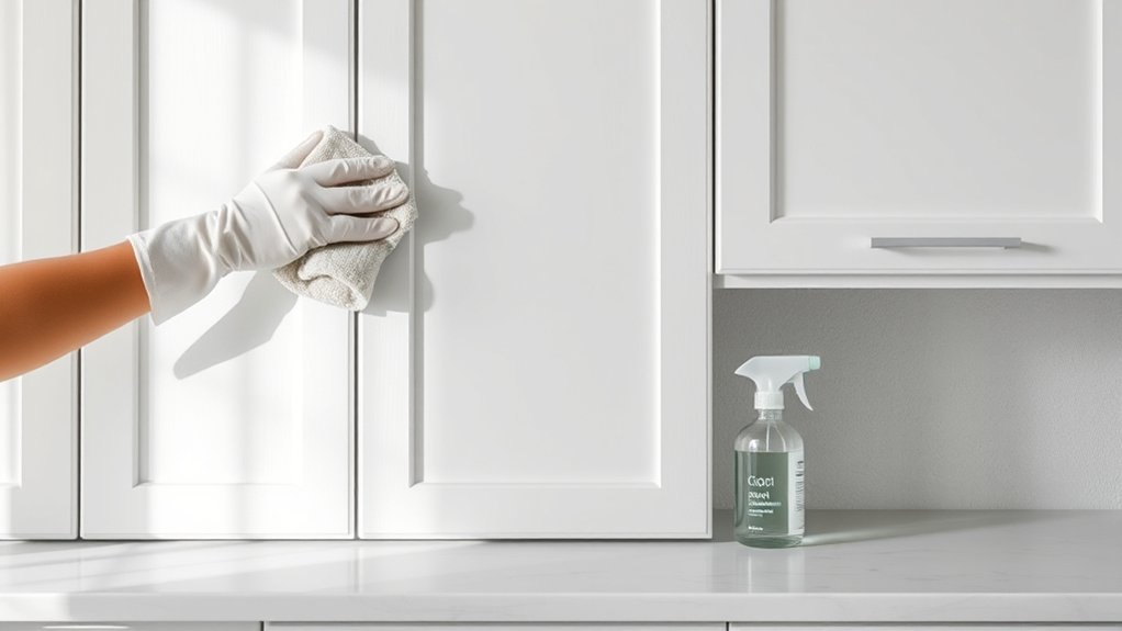 material specific cabinet cleaning tips