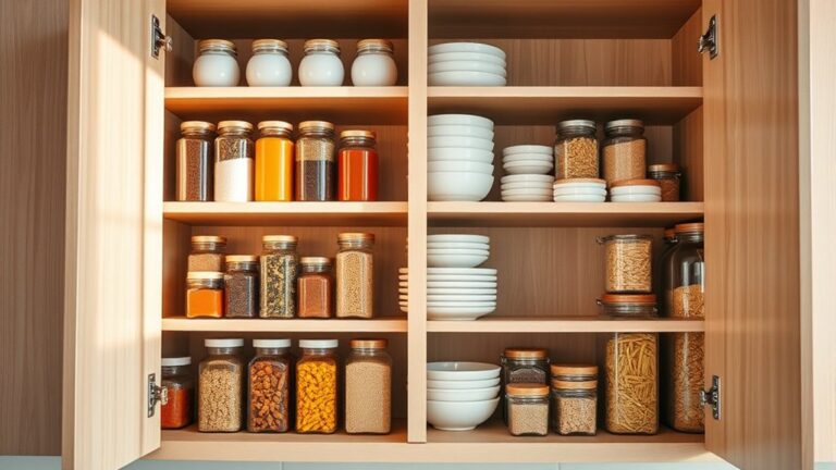 maximize kitchen cabinet space