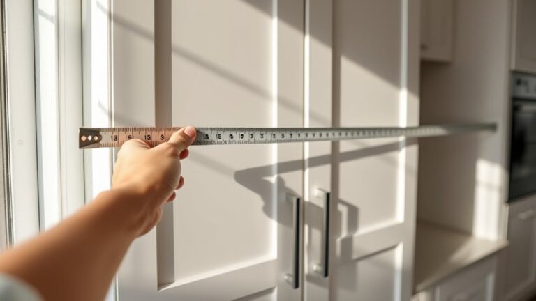 measure kitchen cabinet dimensions