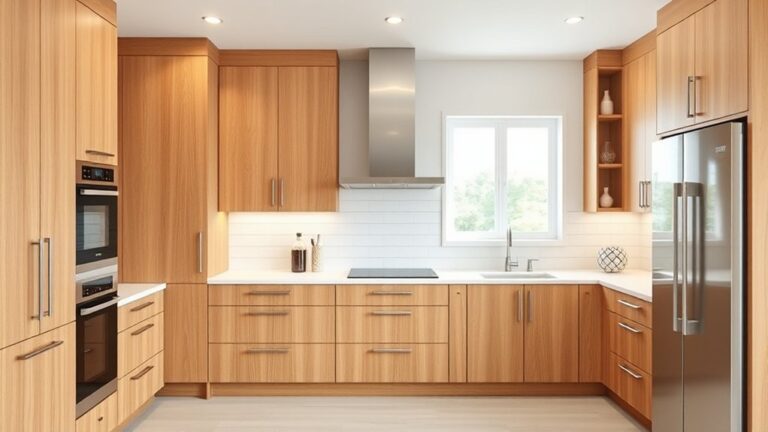 modern oak cabinet makeover