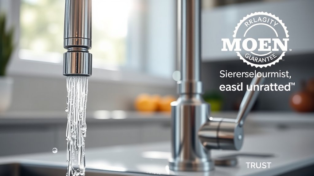 moen s lifetime faucet warranty