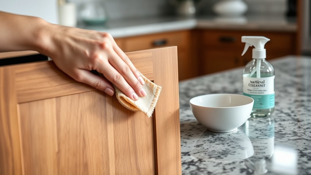natural cleaners for cabinets