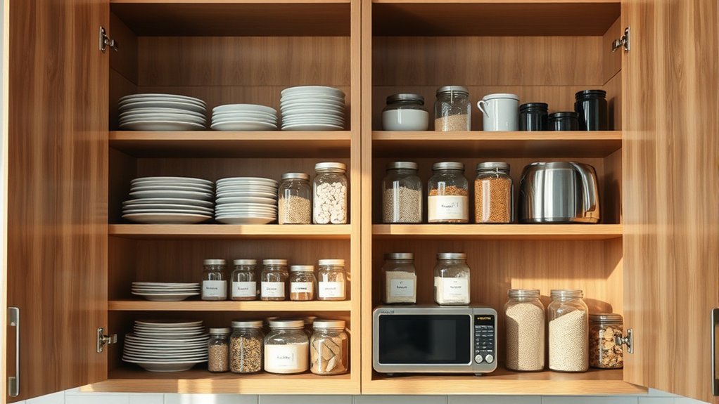 organize kitchen items efficiently