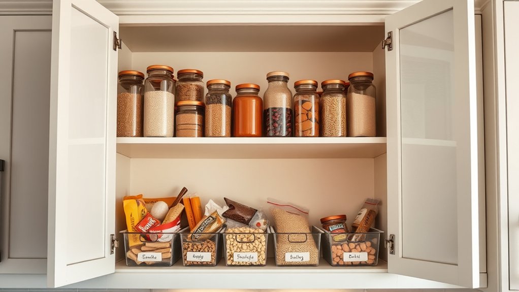 organize pantry for efficiency