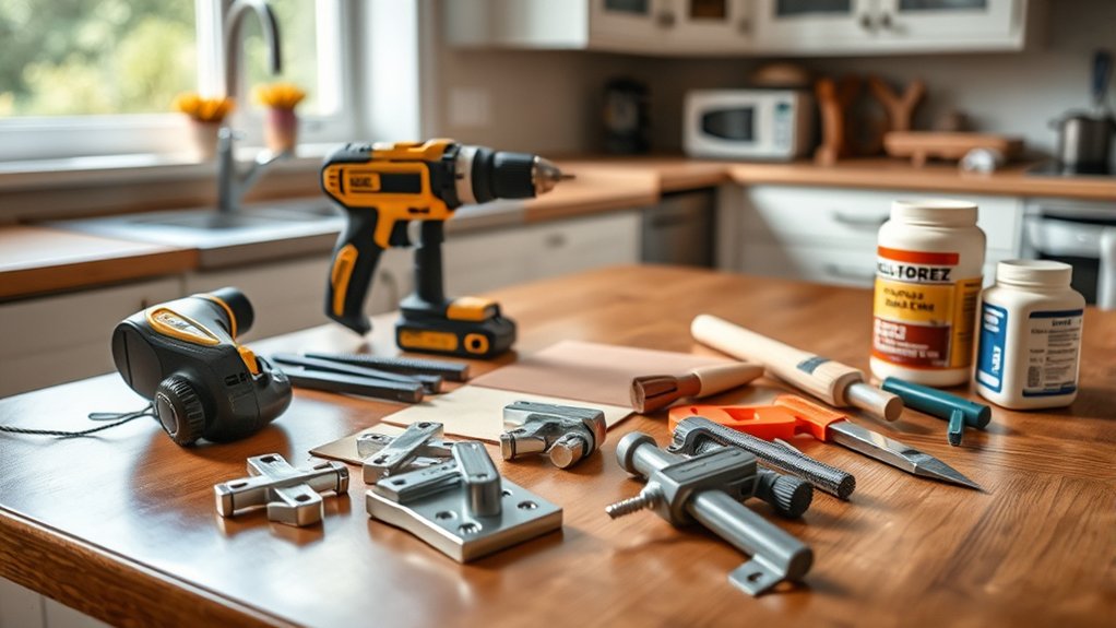 organized tools quality materials