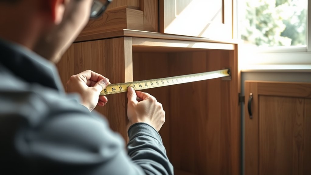 precise measurements for cabinets