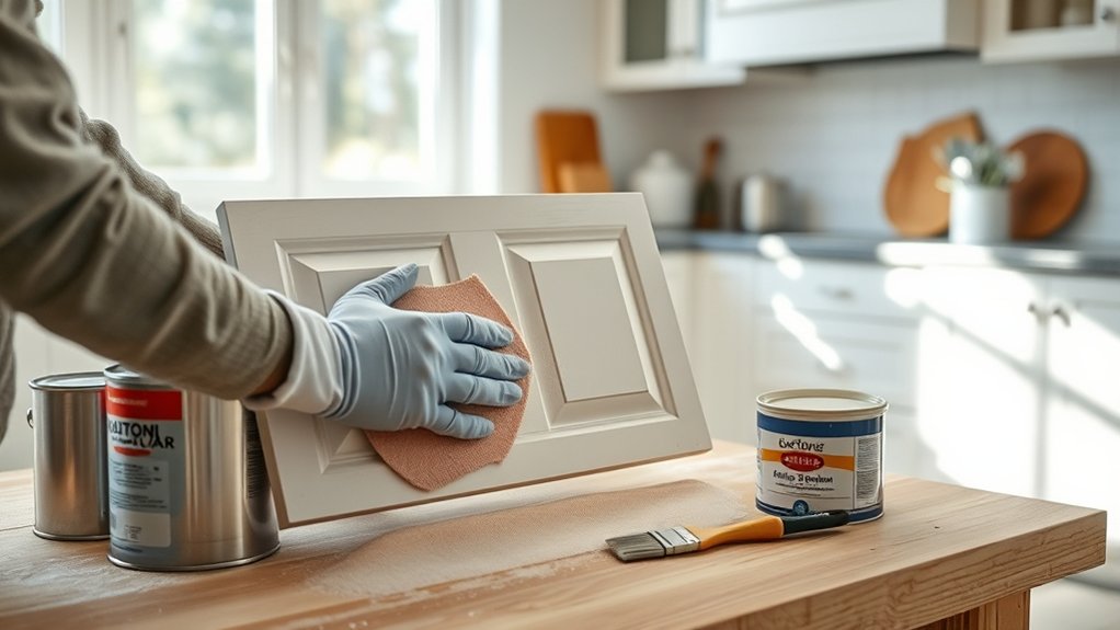 preparation ensures beautiful cabinets