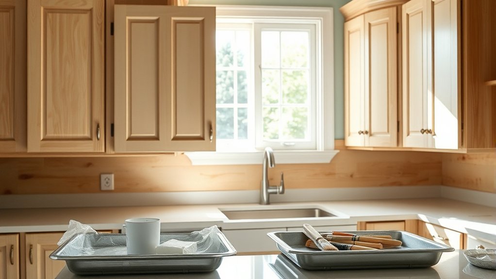 preparation speeds cabinet painting