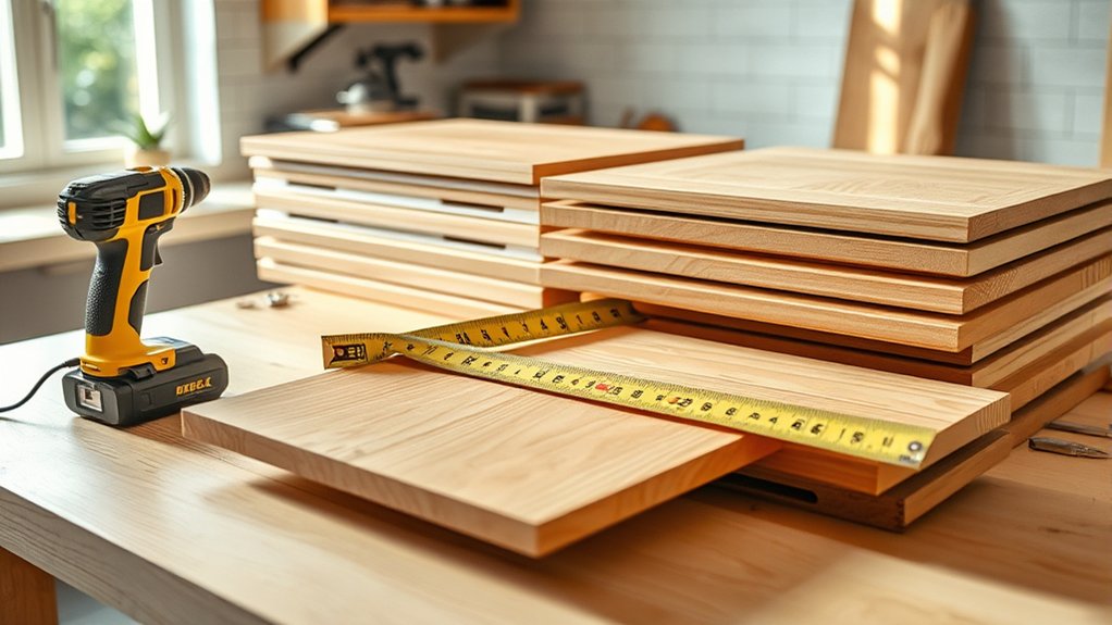 prepare for cabinet installation