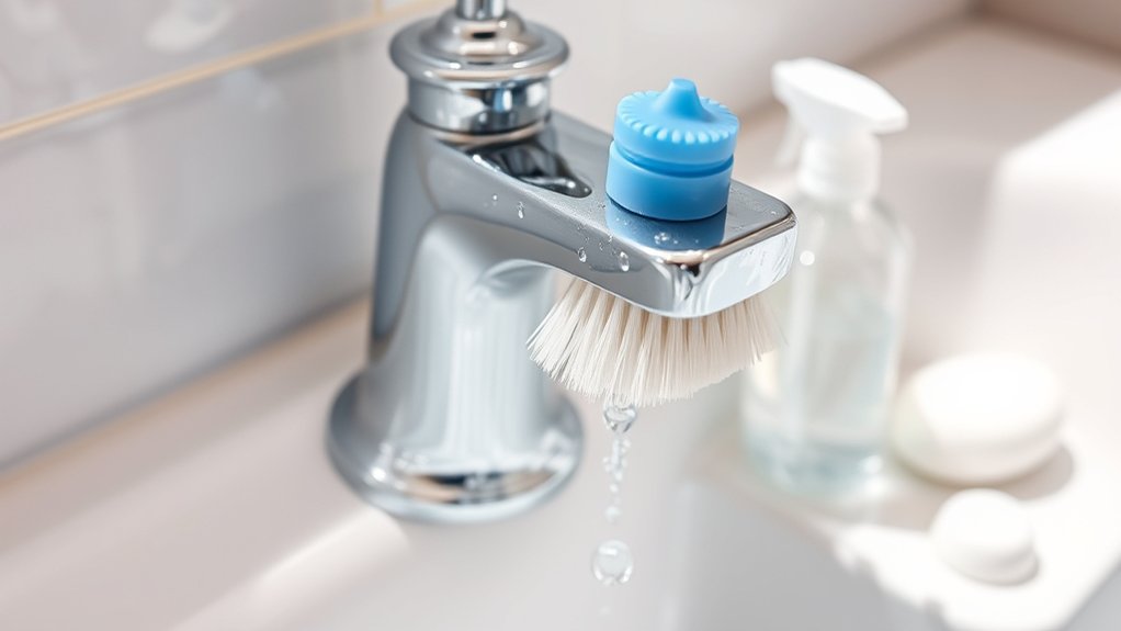 prevent soap scum buildup