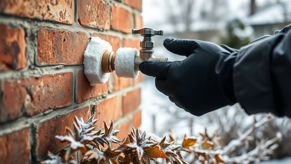 protect outdoor faucets winter
