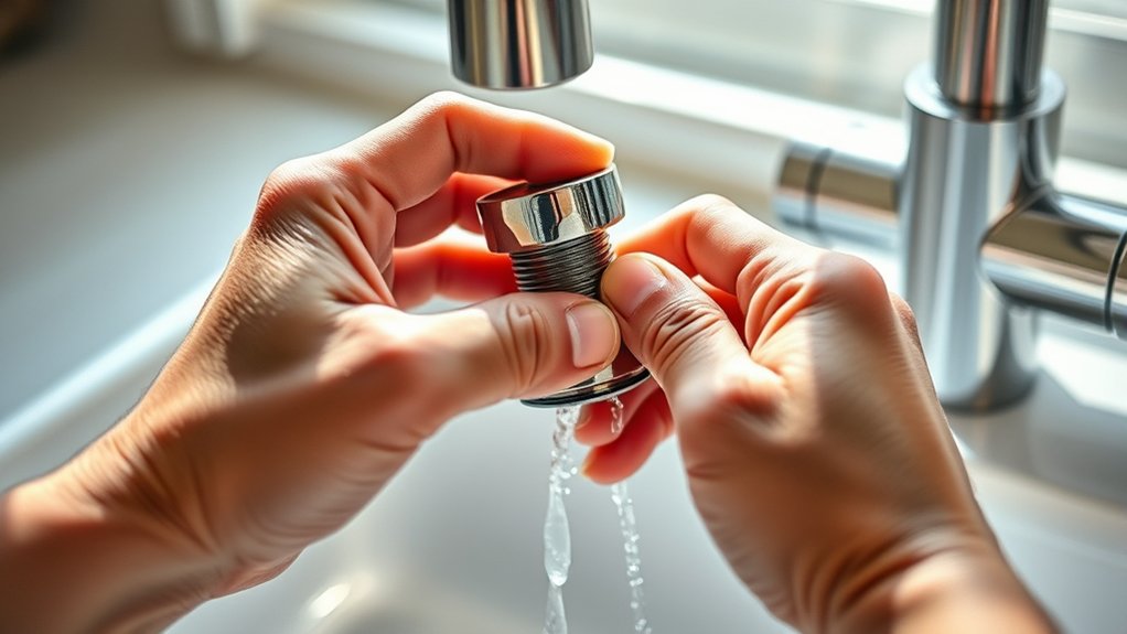 remove faucet aerator easily