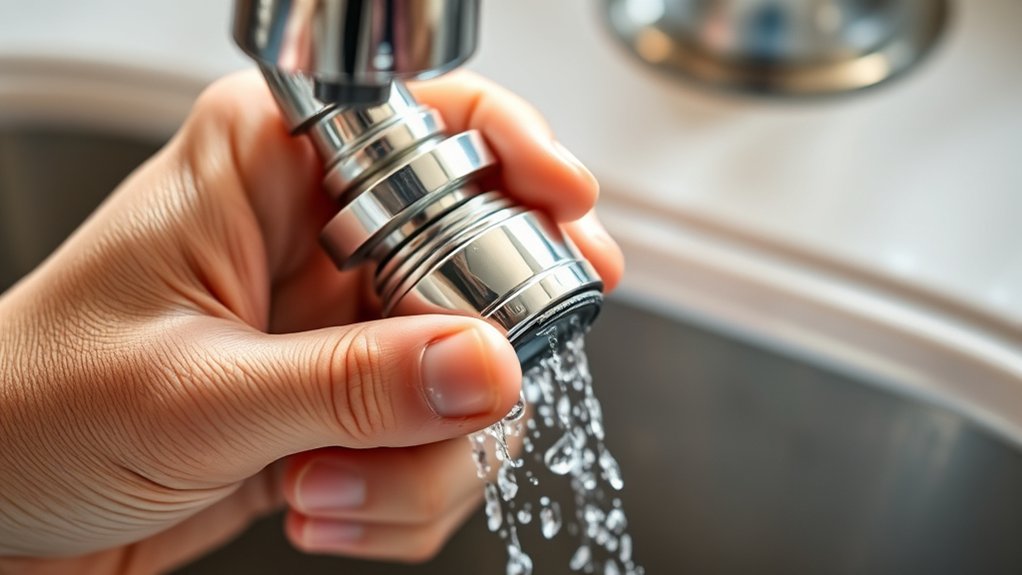 remove faucet aerator safely