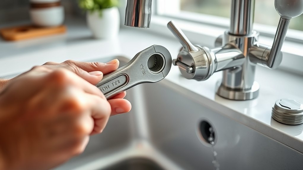 remove kitchen faucet easily