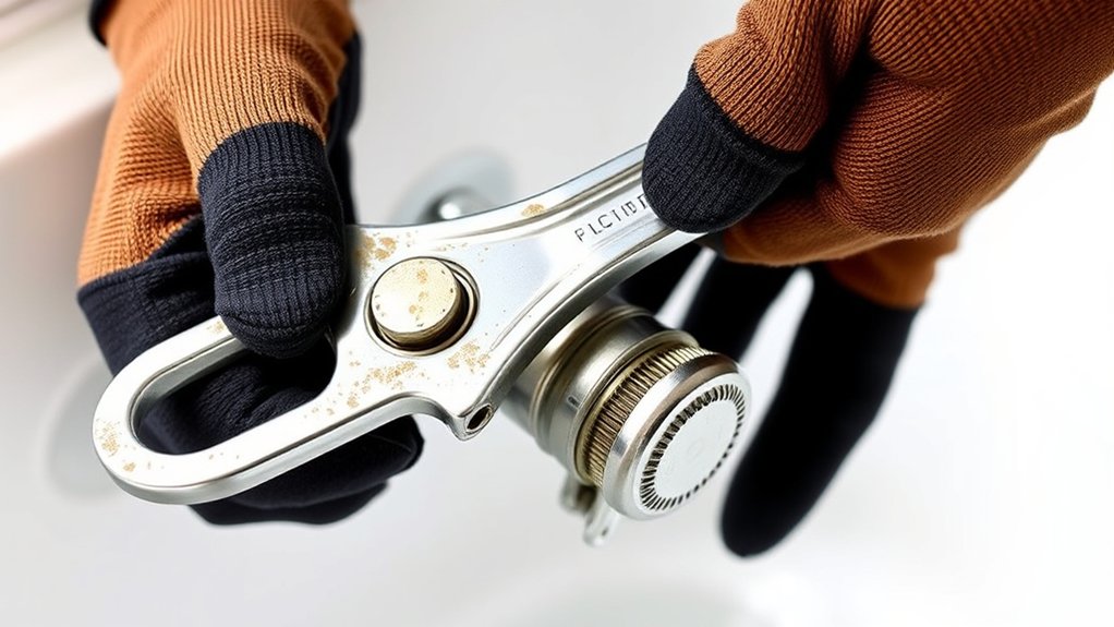 remove old bathtub diverter