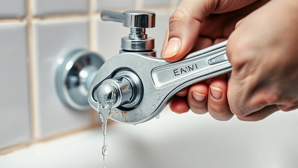 remove stubborn tub faucets