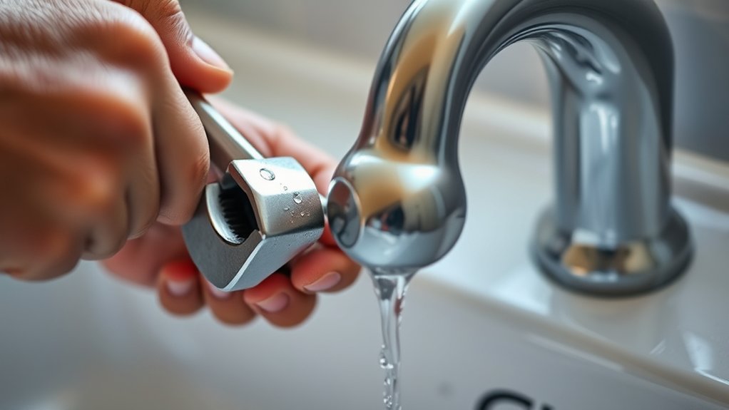 repair a leaking faucet