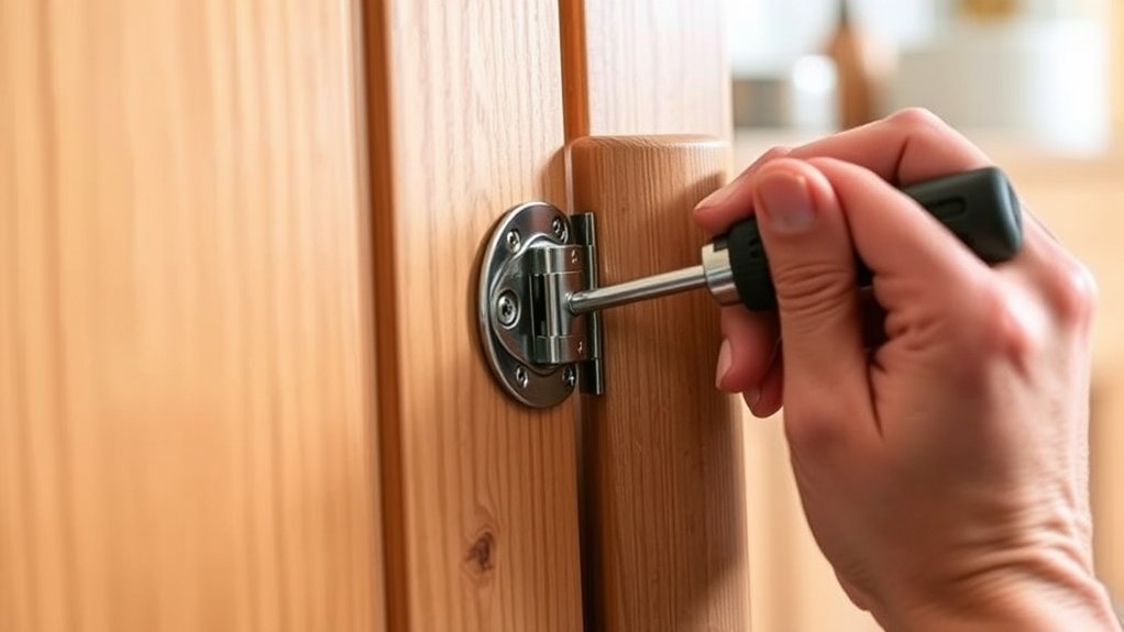 repair and adjust hinges