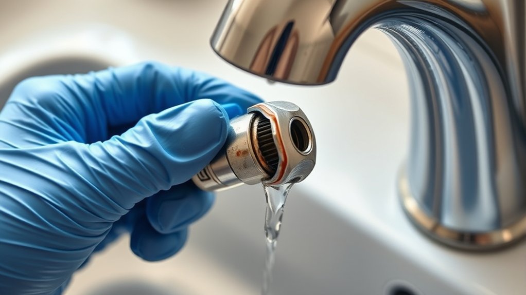 replace delta faucet cartridge