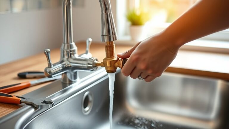 replace kitchen faucet easily