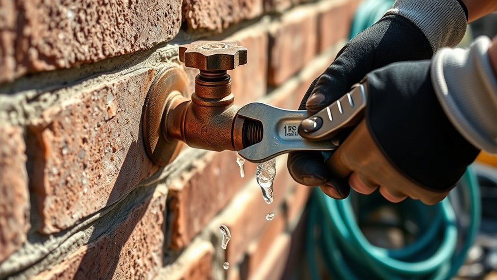 replace outdoor faucet spigot