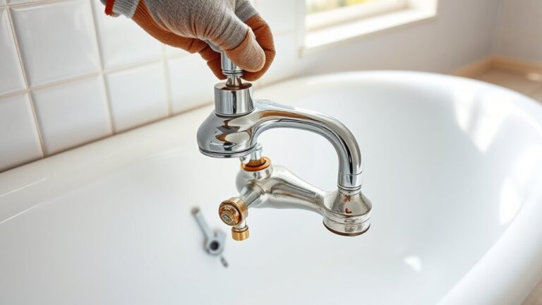 replace tub faucet instructions