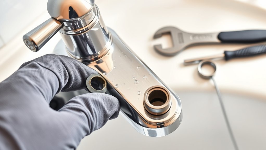 replace tub faucet parts