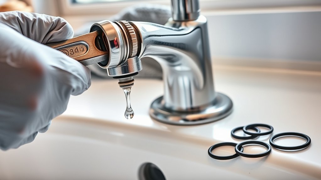 replace worn faucet parts