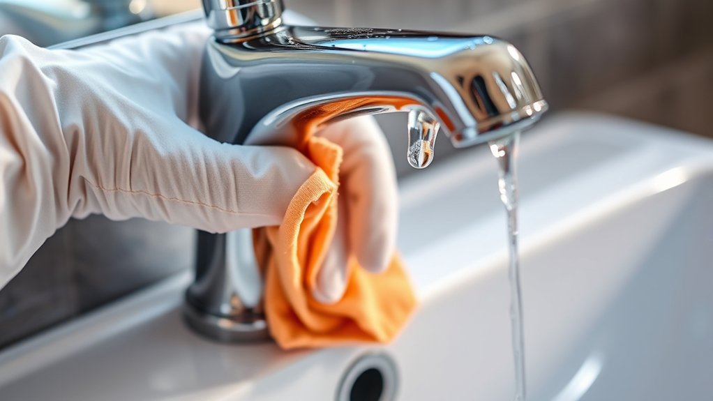 restore chrome faucet shine